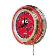 Western Kentucky 15 inch Neon Wall Clock